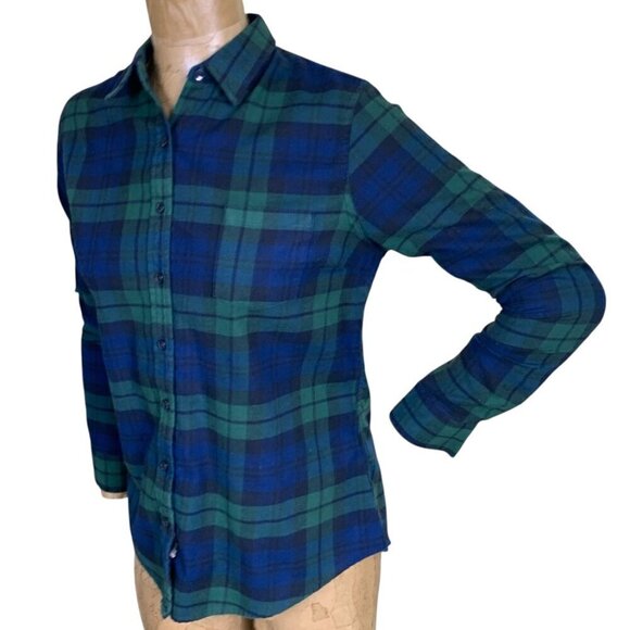 Weatherproof Vintage Comfort Stretch Plaid Flannel Button-Down Shirt M #332G - Picture 6 of 16